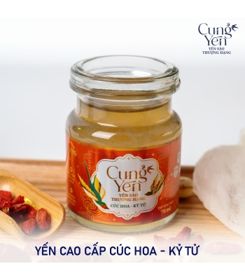 Yến sào Cúc Hoa - Kỷ Tử ( 1 LỌ*70ML)