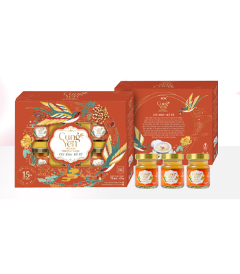 Yến sào Cúc Hoa - Kỷ Tử ( 1 HỘP 6 LỌ*70ML)