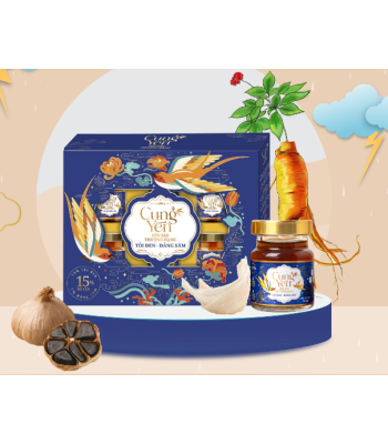 Yến sào Tỏi Đen - Đảng Sâm ( 1 HỘP 6 LỌ*70ML)