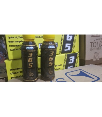 TRÀ SÂM TỎI ĐEN 365  (1 THÙNG 24 CHAI)